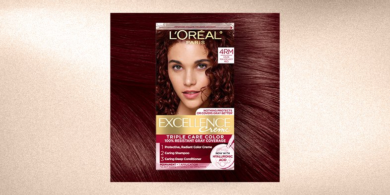 In Article Mahogany Hair Color Excellence Creme Triple Care In Dark Mahogany Red